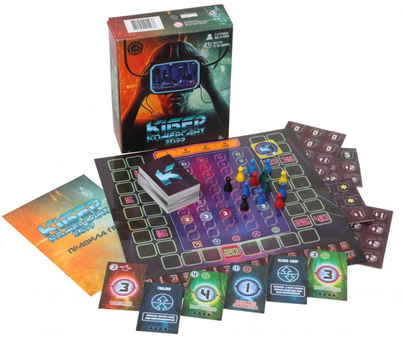 Настільна гра Кібер Комерсант Arial 911036K гра з елементами стратегії