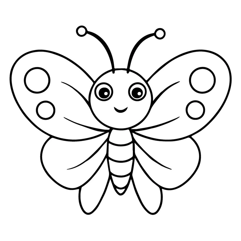 Розпис по полотну пальчиковими фарбами "Файний метелик" 15622-AC 25х25 см