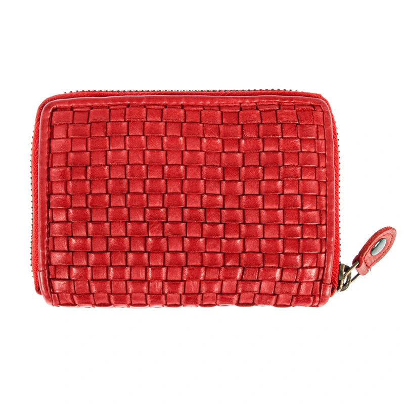 Вінтажний гаманець жіночий Ashwood D80 RED