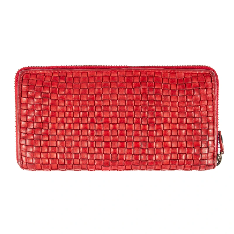 Вінтажний гаманець жіночий Ashwood D81 Red (Червоний)