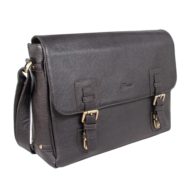 Сумка чоловіча для ноутбука Ashwood Jasper 13 Brown (Коричневий)