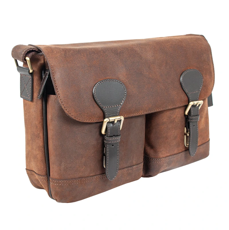 Cумка чоловіча для ноутбука 15,6 Ashwood Edward Oil Brown (Коричневий)