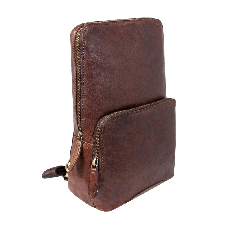 Cумка нагрудна Ashwood G39 Brandy (Бренді)