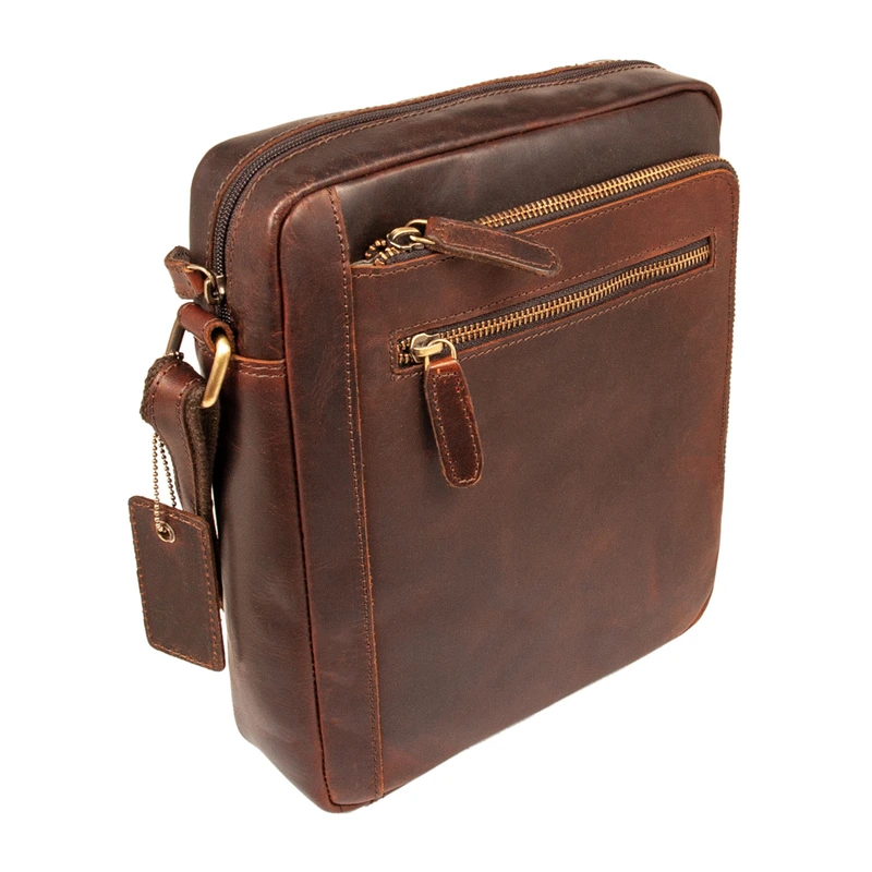 Cумка чоловіча Ashwood K42 Brown (Коричневий)