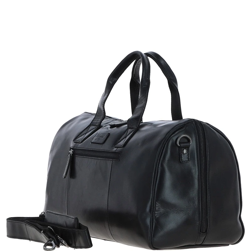 Чоловіча дорожня сумка Ashwood P68 (Black)