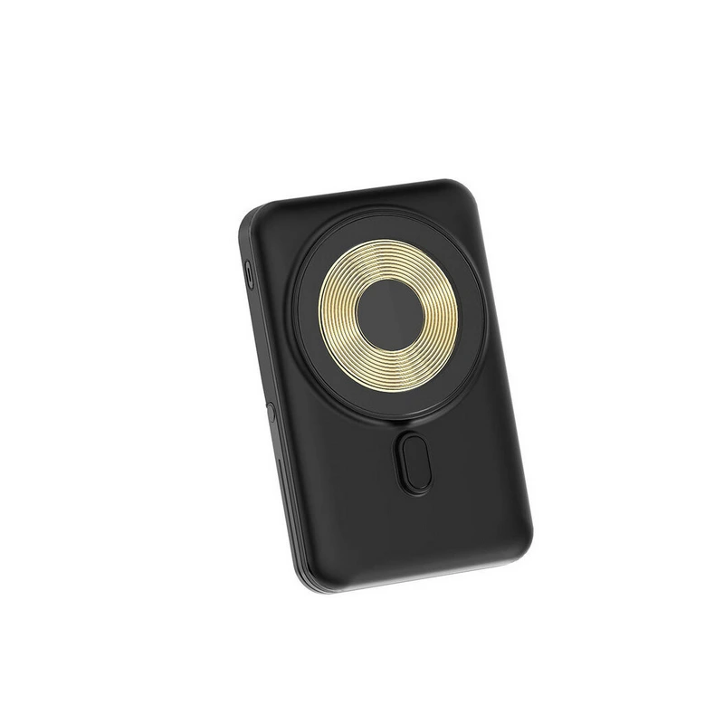Портативний зарядний пристрій (Повербанк) Aspor A327 Magnetic Wireless 10000mAh + кабель Type-C/Lightning (USB/Lightning/Type-C/22.5W)- чорний