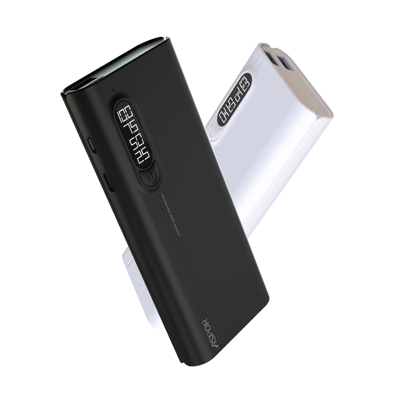 Портативний зарядний пристрій (Повербанк) Aspor A357 10000 mAh- чорний