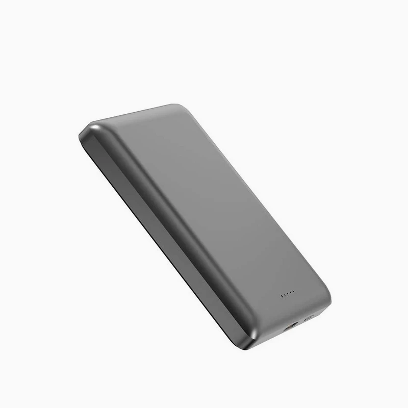 Портативний зарядний пристрій (Повербанк) Aspor A382 Magnetic Wireless 10000mAh (Type-C/20W)- сірий
