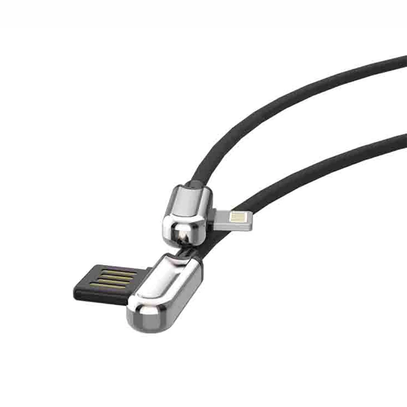 Кабель Aspor A118 USB – Micro (2.4A/1м)- срібло