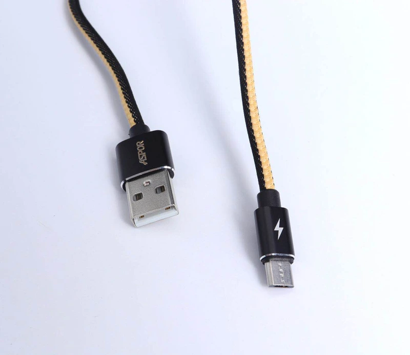Кабель Aspor A125 USB – Micro 2.4A/1м- чорний