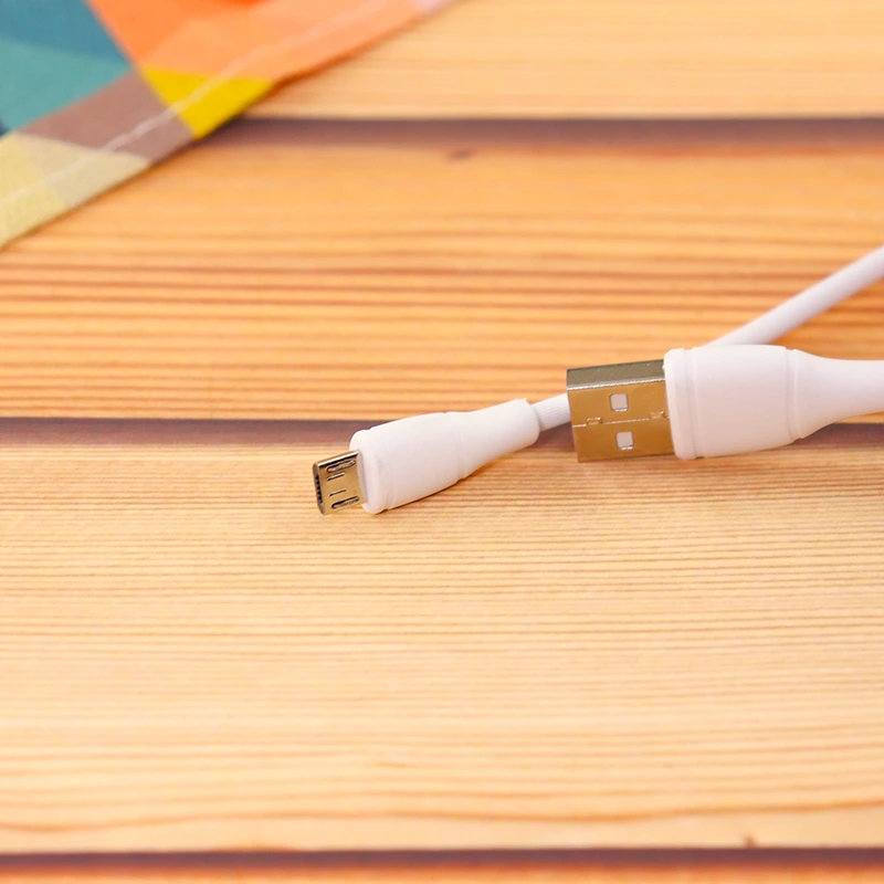 Кабель Aspor AC-01 Plus USB – Micro 2.1A/2м- білий