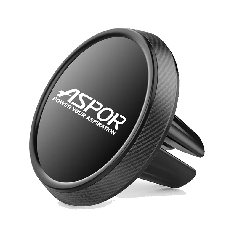 Магнітний автотримач Aspor J9 Air Vent- чорний