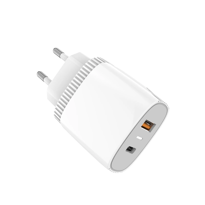 Мережевий зарядний пристрій Aspor A816 PD + QC Fast Charger 2в1 Type-C + Type-C- білий