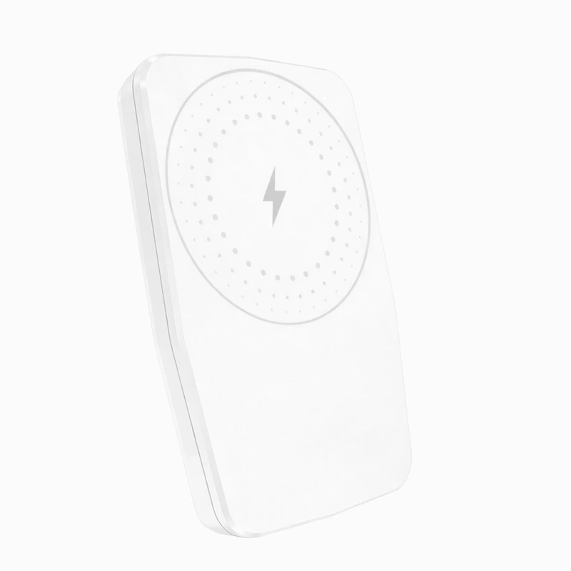 Портативний зарядний пристрій (Повербанк) Aspor A303 Magnetic Wireless 5000mAh (USB/Type-C/15W)- білий