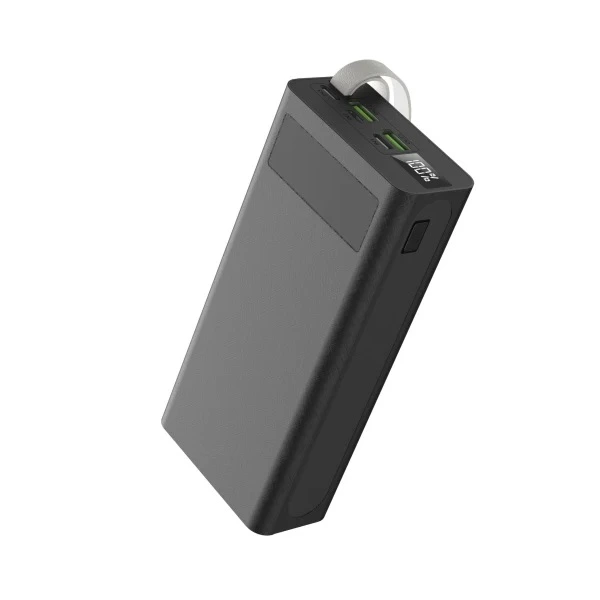 Портативний зарядний пристрій (Повербанк) Aspor A306 Fast Charge 30000 mAh- чорний