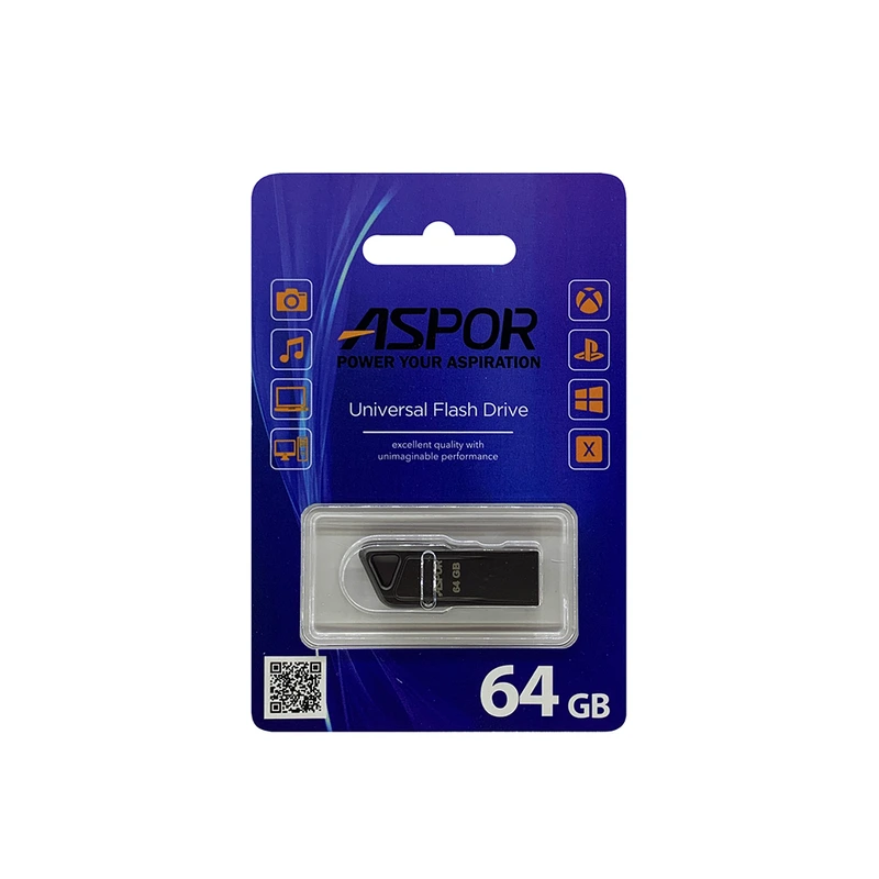 USB Flash Aspor AR114 64GB- графітовий