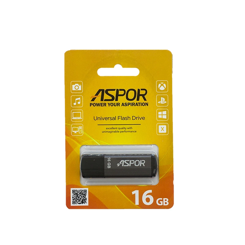 USB Flash Aspor AR121 16GB- графітовий