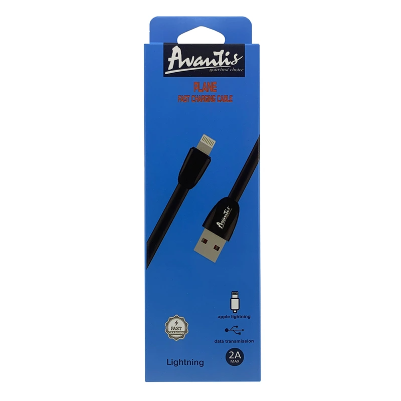 Кабель Avantis AC-20i Plane USB – Lightning- білий
