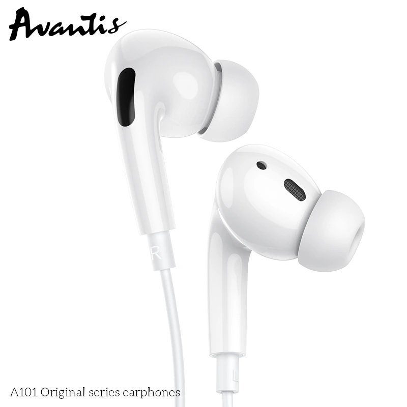 Навушники з мікрофоном Avantis A101 Pro Original Series- білий