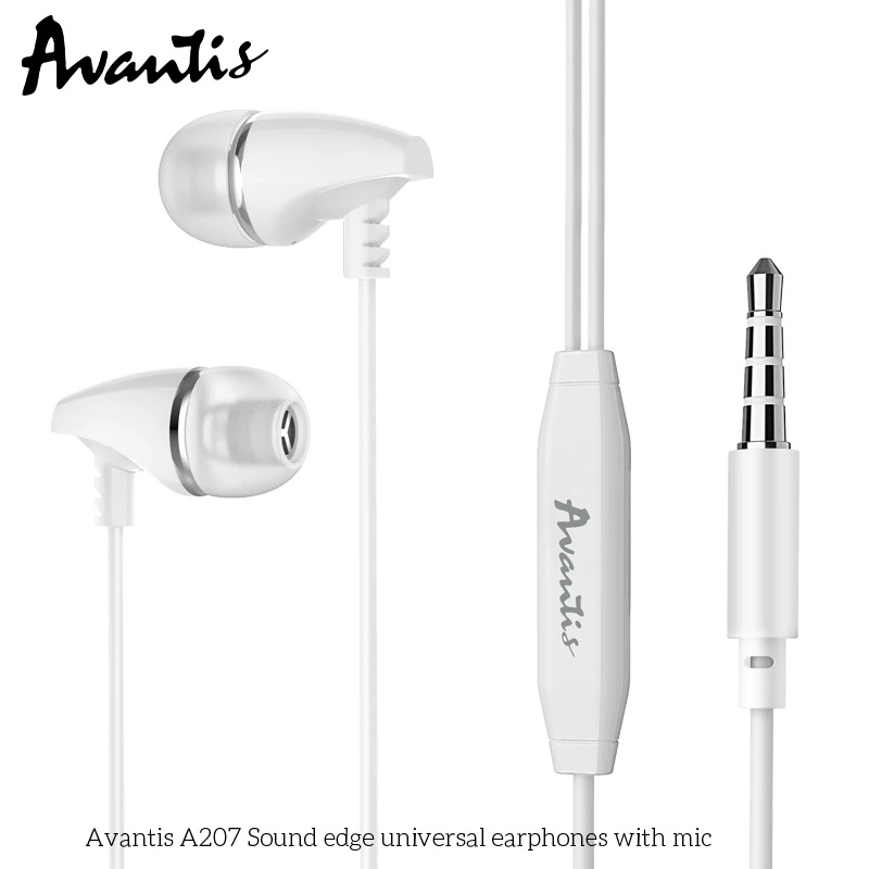 Навушники з мікрофоном Avantis A207- білий