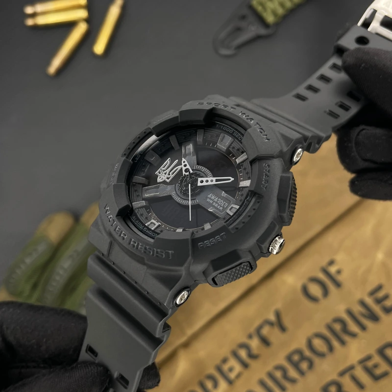 Awarder 005 Тризуб срібло  Black