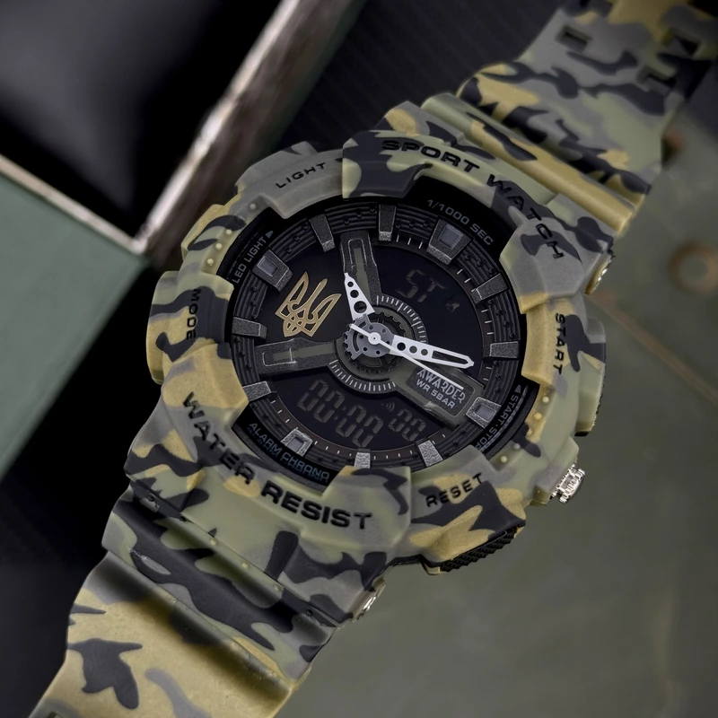 Awarder 005 Тризуб золото Camo Green