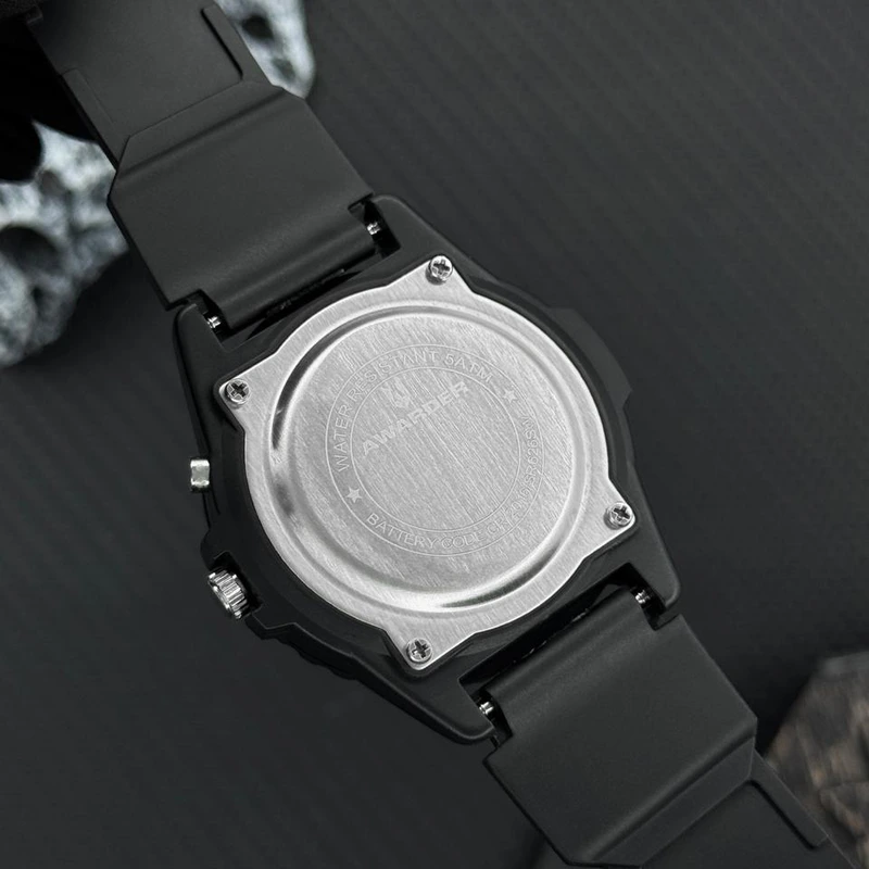 Годинник наручний Awarder 031 Ukraine All Black тактичний з водозахистом 5 ATM — фото 8