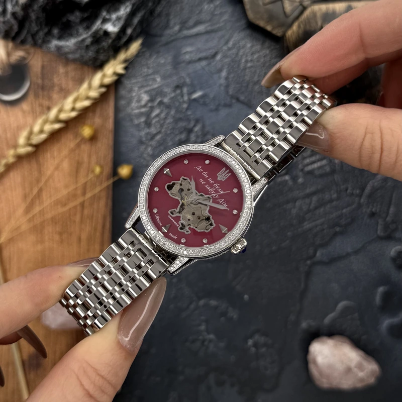Годинник наручний Awarder 049 Silver-Pink