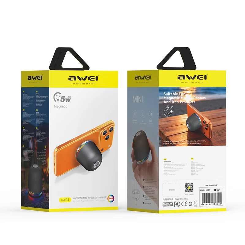 Bluetooth колонка Awei KA21 (5W)- чорний