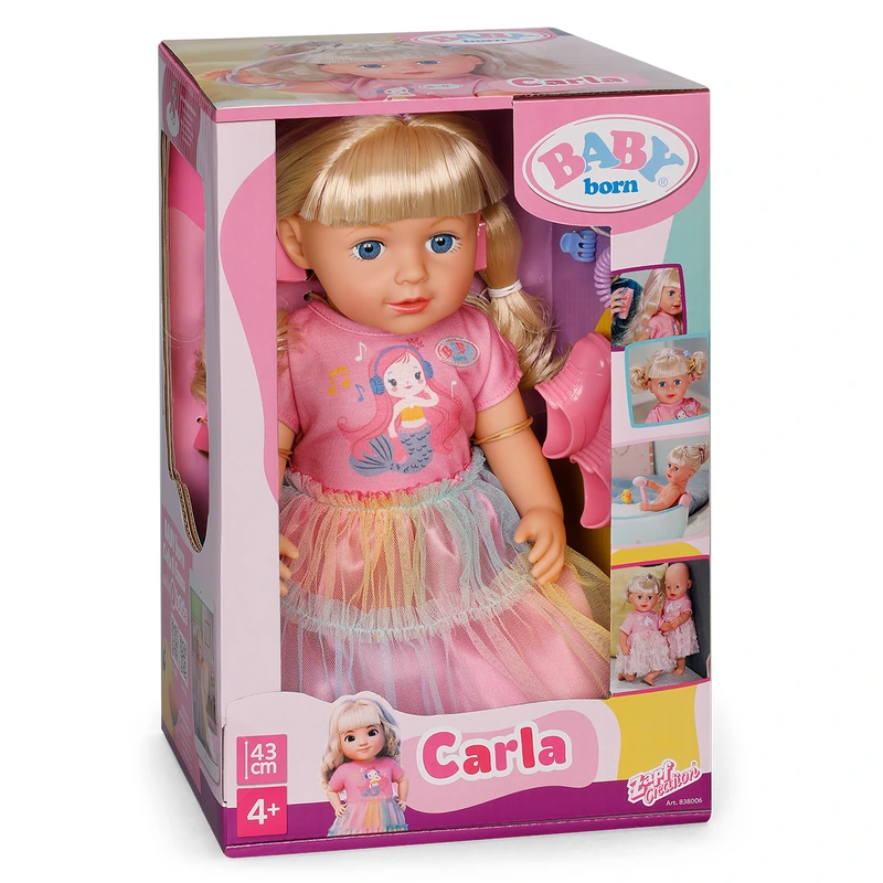 Лялька BABY BORN – ЧАРІВНА КАРЛА (43 см, з аксес.)
