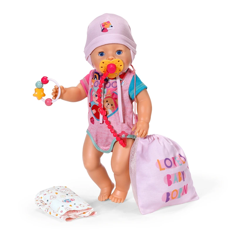 Набір аксесуарів для ляльки BABY BORN серії "Pinplay" – ПЕРШІ ВАЖЛИВІ МОМЕНТИ