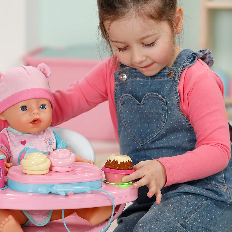 Інтерактивний столик для годування ляльки BABY BORN – ЧАС ОБІДУ (світло, звук) — фото 8