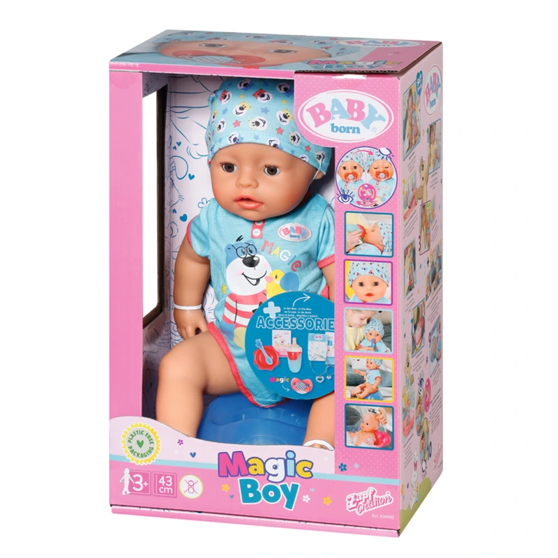 Лялька BABY BORN - ЧАРІВНИЙ ХЛОПЧИК (43 cm, з аксесуарами)