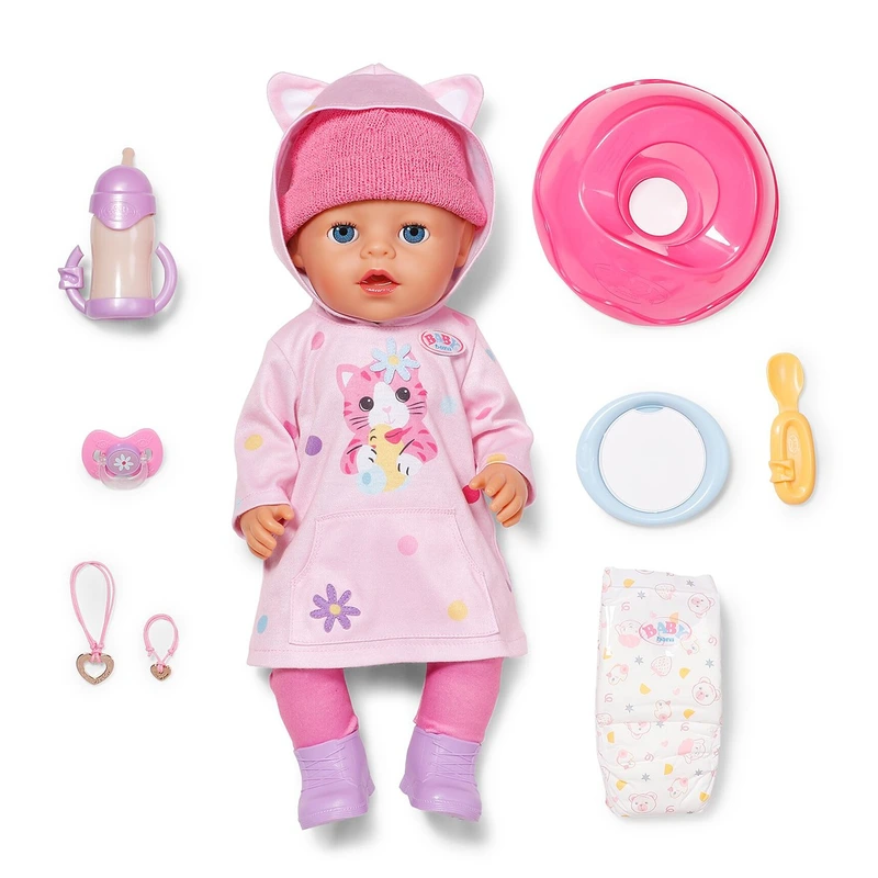 Лялька BABY BORN серії "Click & Play" – ЕММА В КОСТЮМІ З ВУШКАМИ (43 см, з аксес.)
