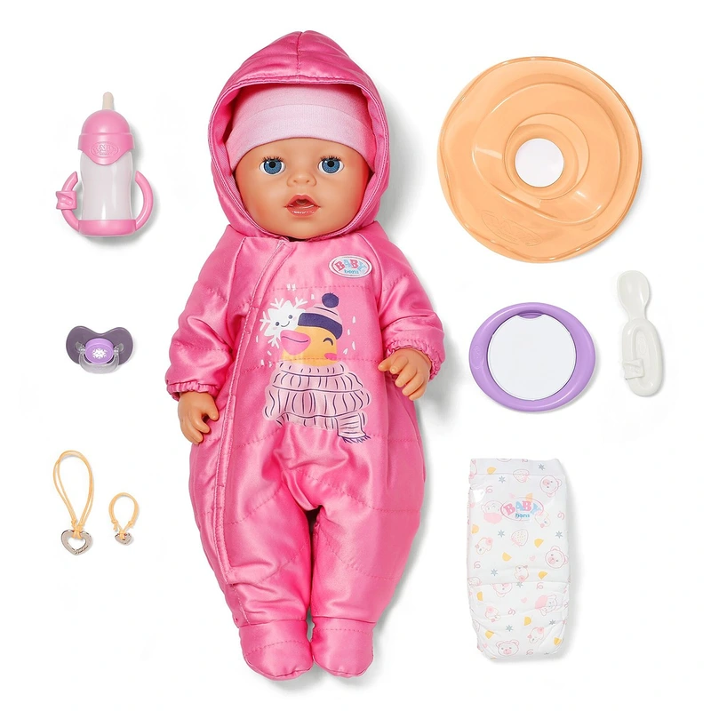 Лялька BABY BORN серії "Click & Play" – ЗИМОВИЙ СТИЛЬ ЕММИ (43 см, з аксес.)
