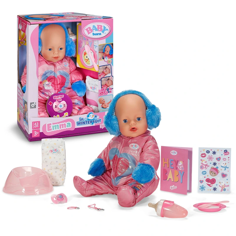 Лялька BABY BORN – ЗИМОВА КРАСУНЯ ЕММА (43 см, з аксес.)