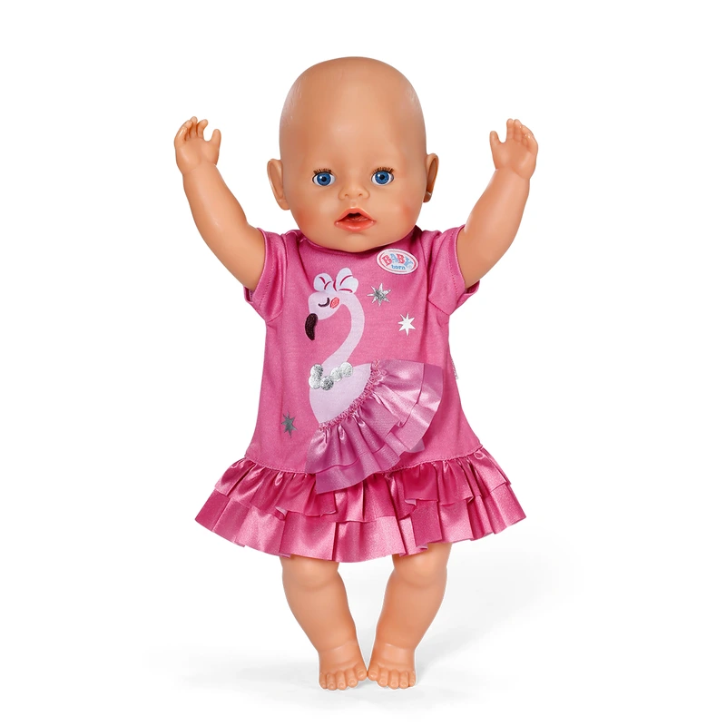 Одяг для ляльки BABY BORN – СУКНЯ З ФЛАМІНГО (43 см)