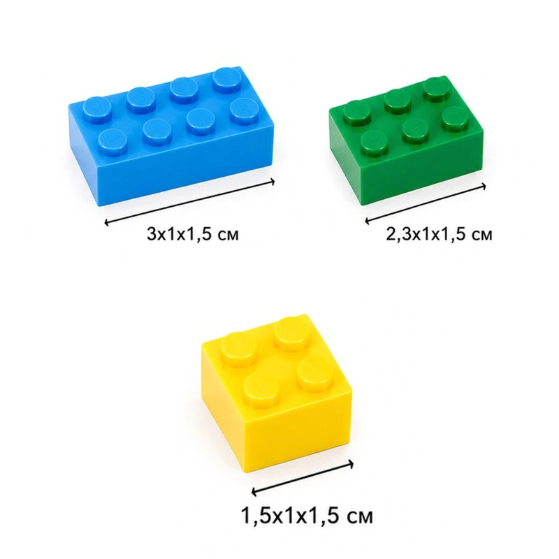 Дитячий конструктор Building Blocks HC-196C-02, 500 деталей