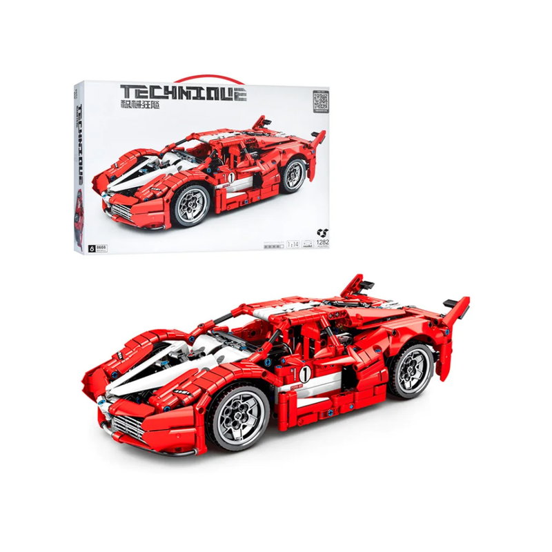 Дитячий конструктор "Гоночна машина" Bambi 8608 1282 деталі (8608K)