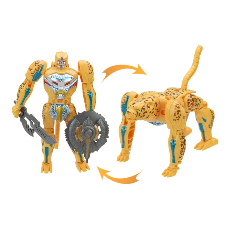 Дитячий робот-трансформер Justice Cheetah 168-85(Yellow) робот-гепард