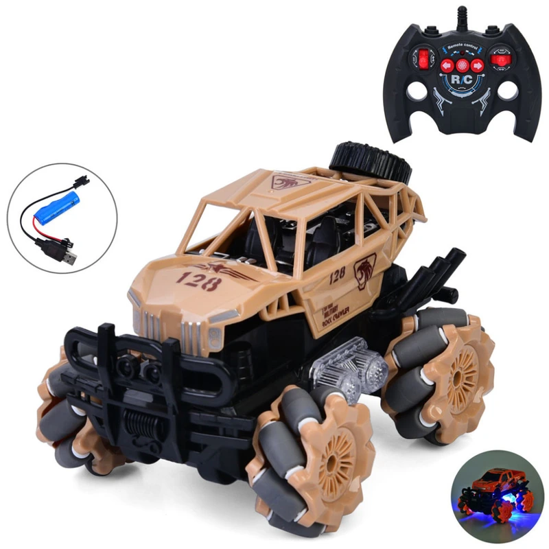 Джип на радіокеруванні ESD668-1C(Biege) 16,5 см, світлові ефекти, акумулятор, 1:16