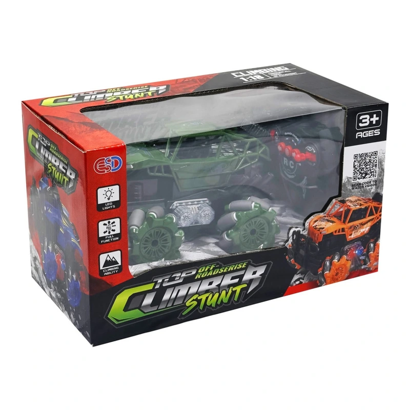 Джип на радіокеруванні ESD668-1C(Green) 16,5 см, світлові ефекти, акумулятор, 1:16