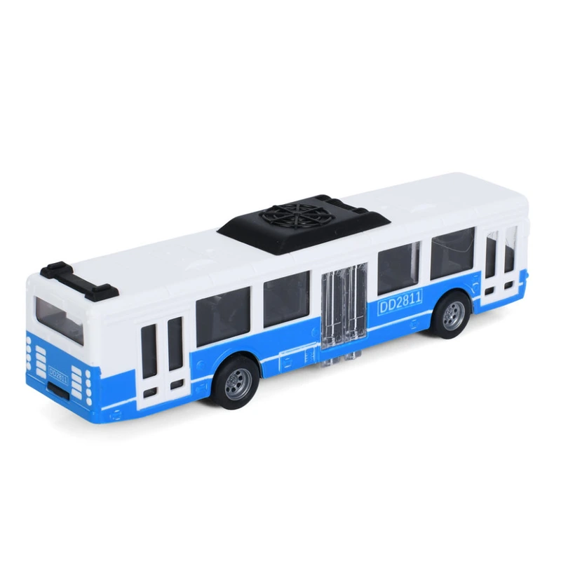 Іграшковий інерційний Автобус 6334(Blue) гумові колеса, 16 см