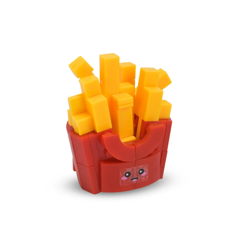 Конструктор дитячий "Western fast food: Fries" 1024A-6, пластик, 78 деталей