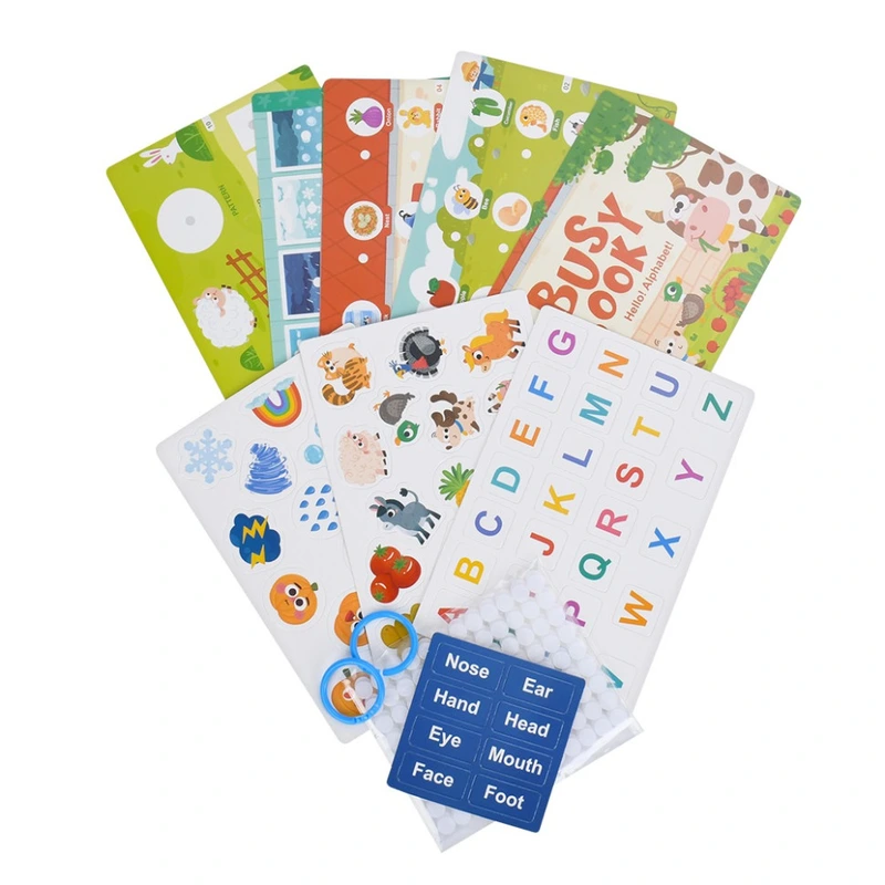 М'яка розвиваюча іграшка-книжечка "Busybook" 557-581-583-1