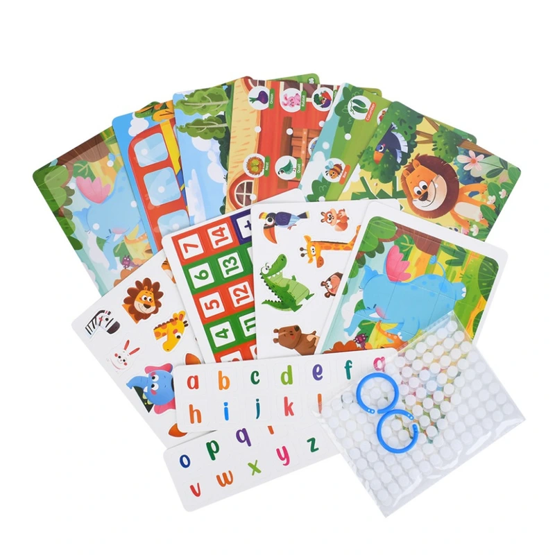 М'яка розвиваюча іграшка-книжечка "Busybook" YB-501-502-503-4