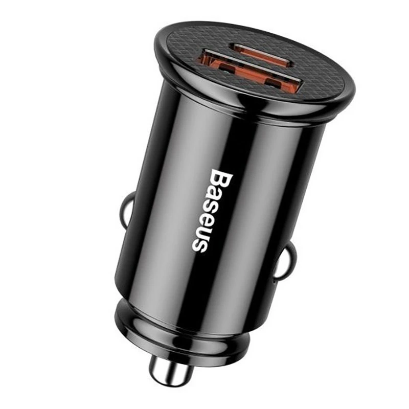 АЗП Baseus Circular Plastic 30W (1USB-A/1C) (CCALL-YS) black