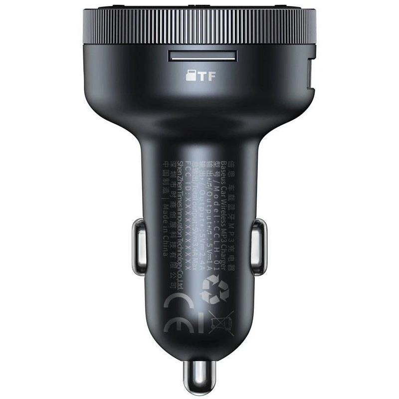 АЗП FM модулятор Baseus Enjoy 17W (2USB-A) (CCLH-01) Чорний