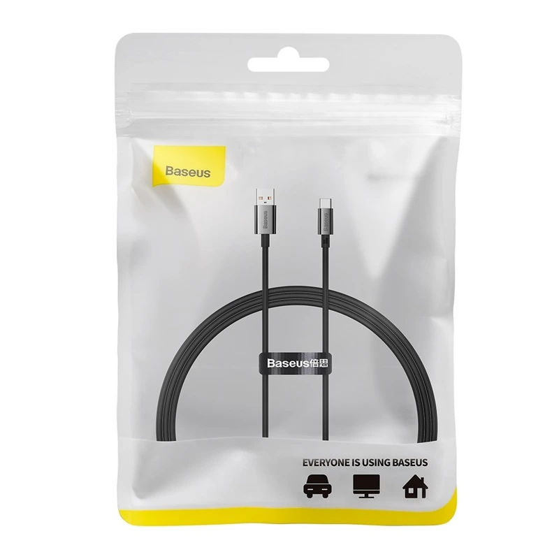 Кабель Baseus Superior Series Fast Charging Data Cable USB to Type-C 100W 1m Cluster Black