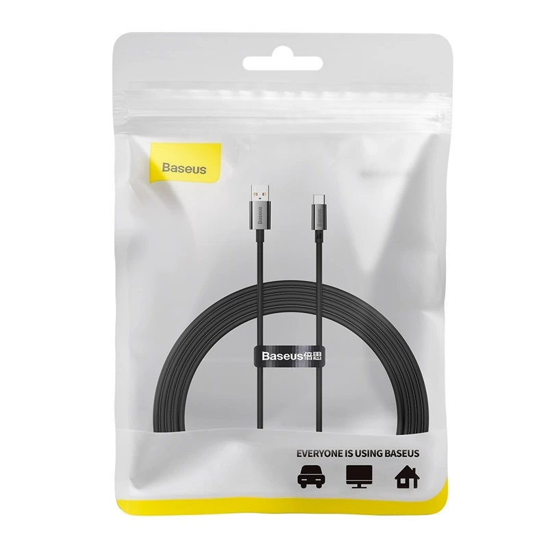 Кабель Baseus Superior Series Fast Charging Data Cable USB to Type-C 100W 2m Cluster Black